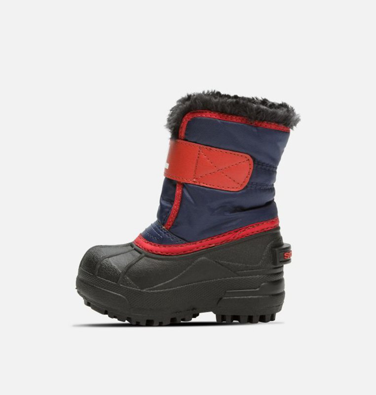 Botas Nieve Sorel Niños - Toddler Commander™ Azul Marino/Rojas - 72390-YNQH